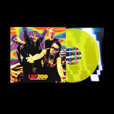 U2 ZOO TV Live in Dublin 1993 Neon Yellow 12'' EP 