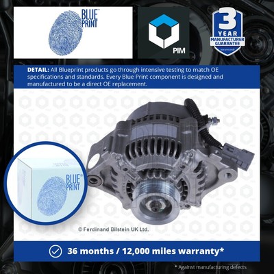 Alternator fits SUZUKI CARRY DA32V 1.3 2000 on G13BB Blue Print 3140076A00