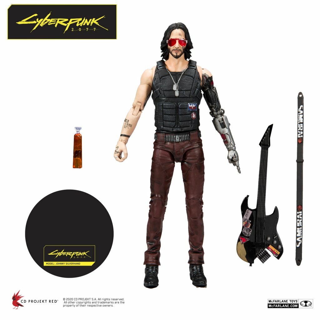 Johnny's - NOMADグッズ Cyberpunk 2077 Action Figure Johnny Silverhand McFarlane
