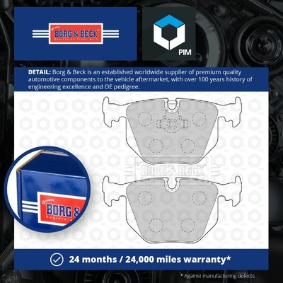 Brake Pads Set Front BBP1871 Borg & Beck 34116756350 34116761282 34211163324 New