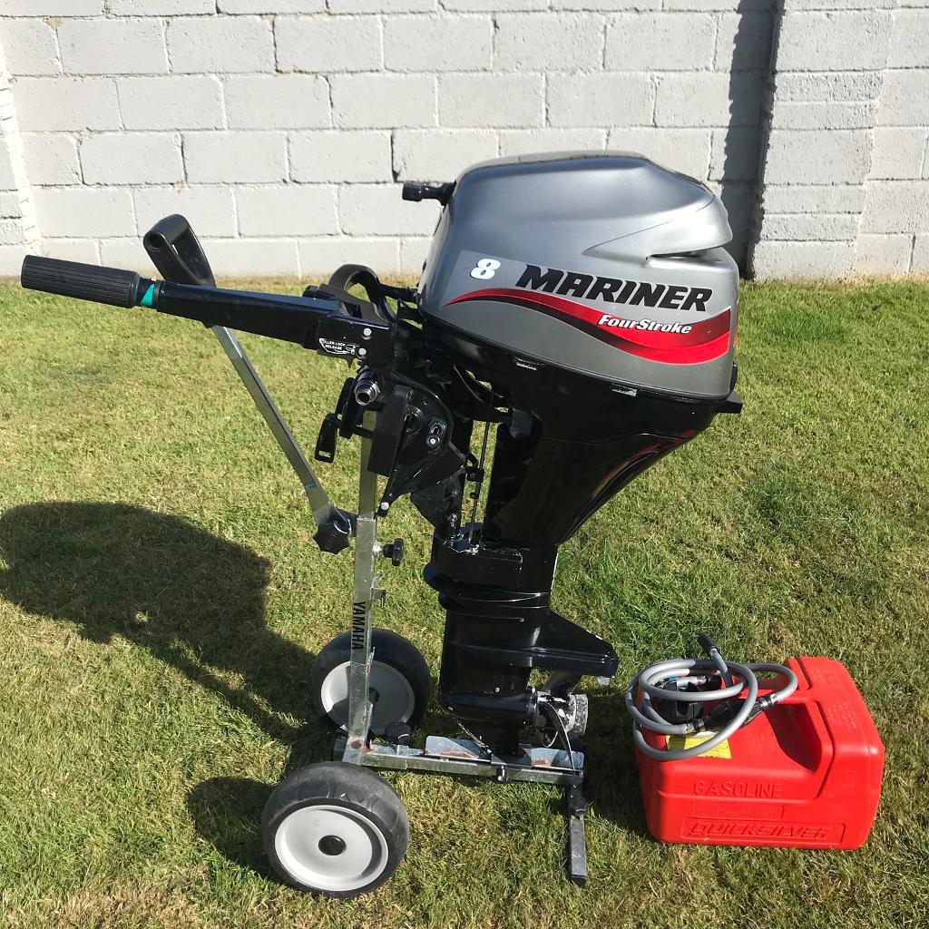 2006 Mariner 8hp 4 stroke Short shaft outboard motor in Deal, Kent