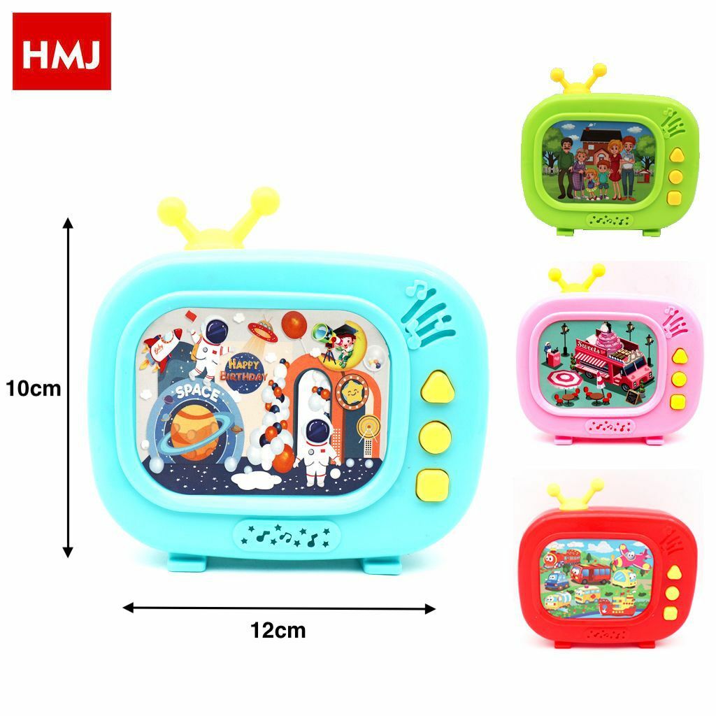 Televisione Con Personaggi Giocattolo Gioco Bambini hmj