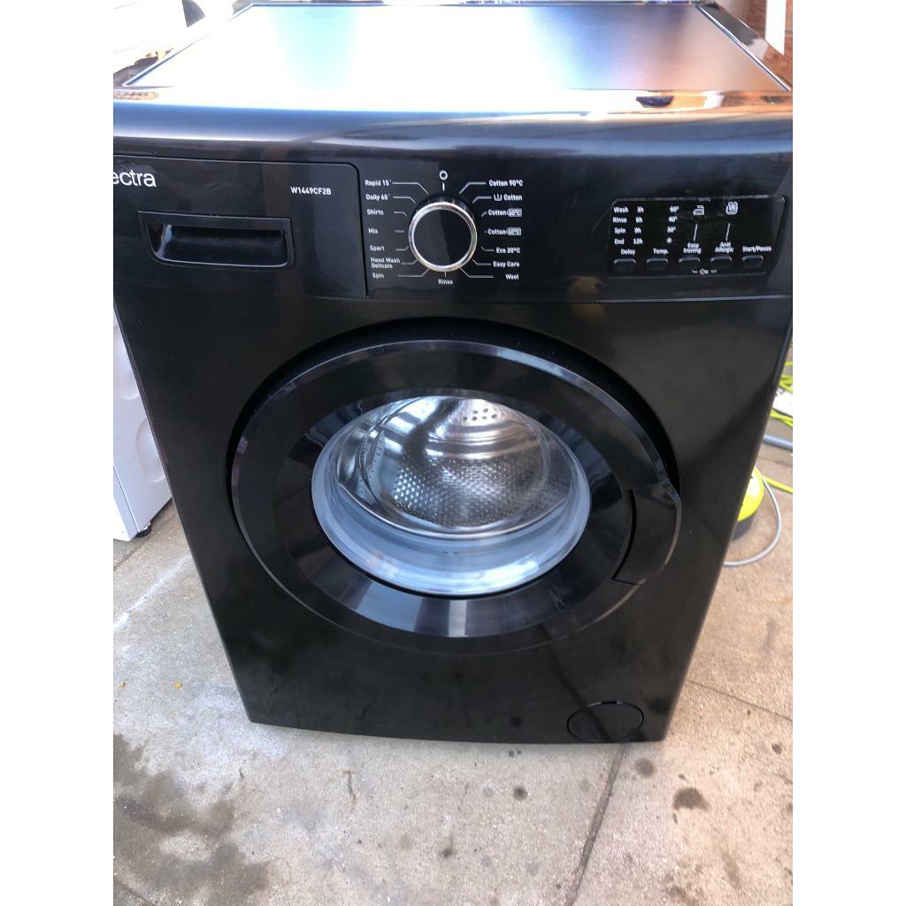 LK BLACK ELECTRA 7KG WASHING MACHINE IN GOOD CLEAN WORKING ORDER in