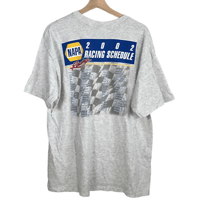Vintage 2002 Napa Racing Schedule T-shirt Mens XL