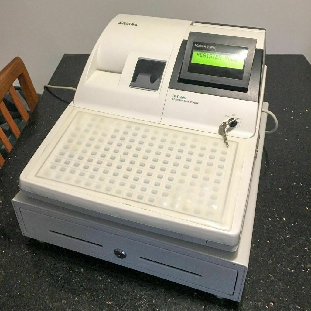 Sam4s Cash Register Till ER5200M in Cheltenham, Gloucestershire