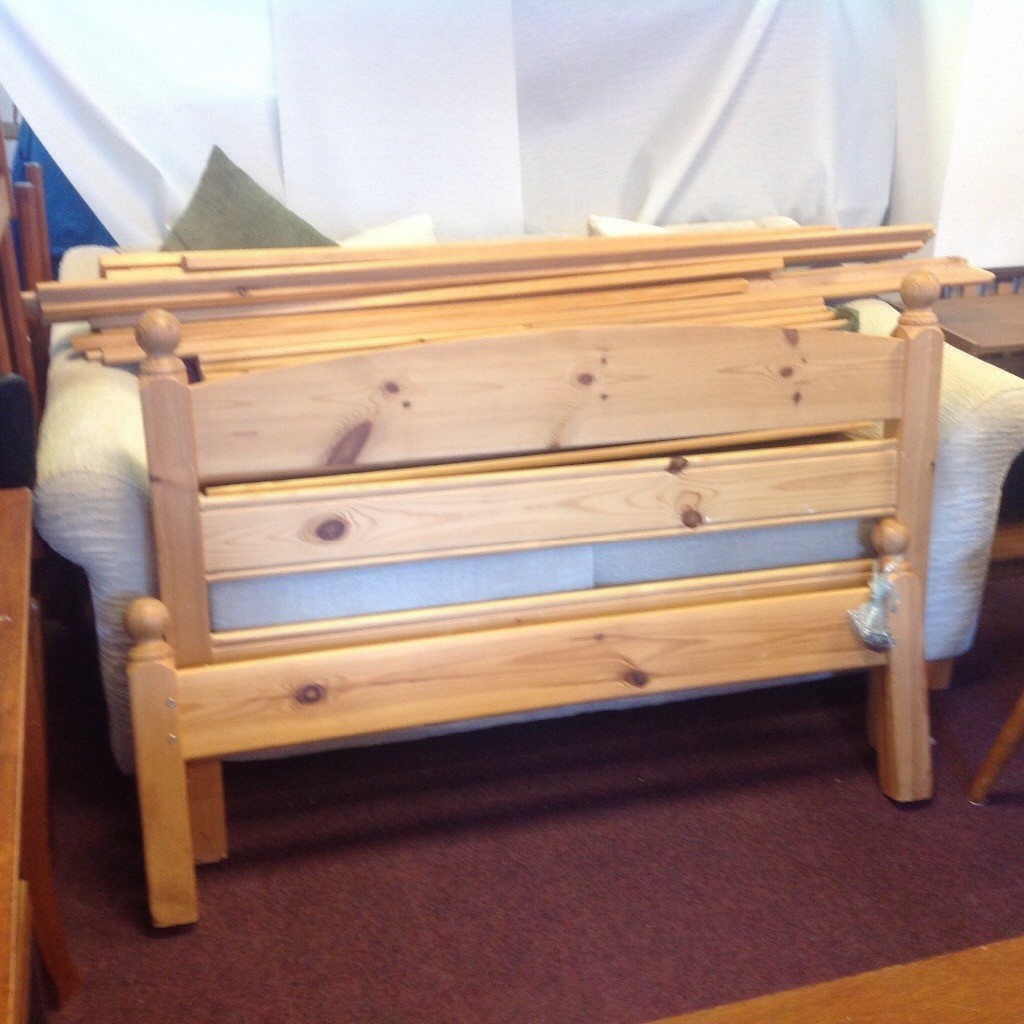 4 foot pine bed frame flat pack in Grays, Essex Gumtree