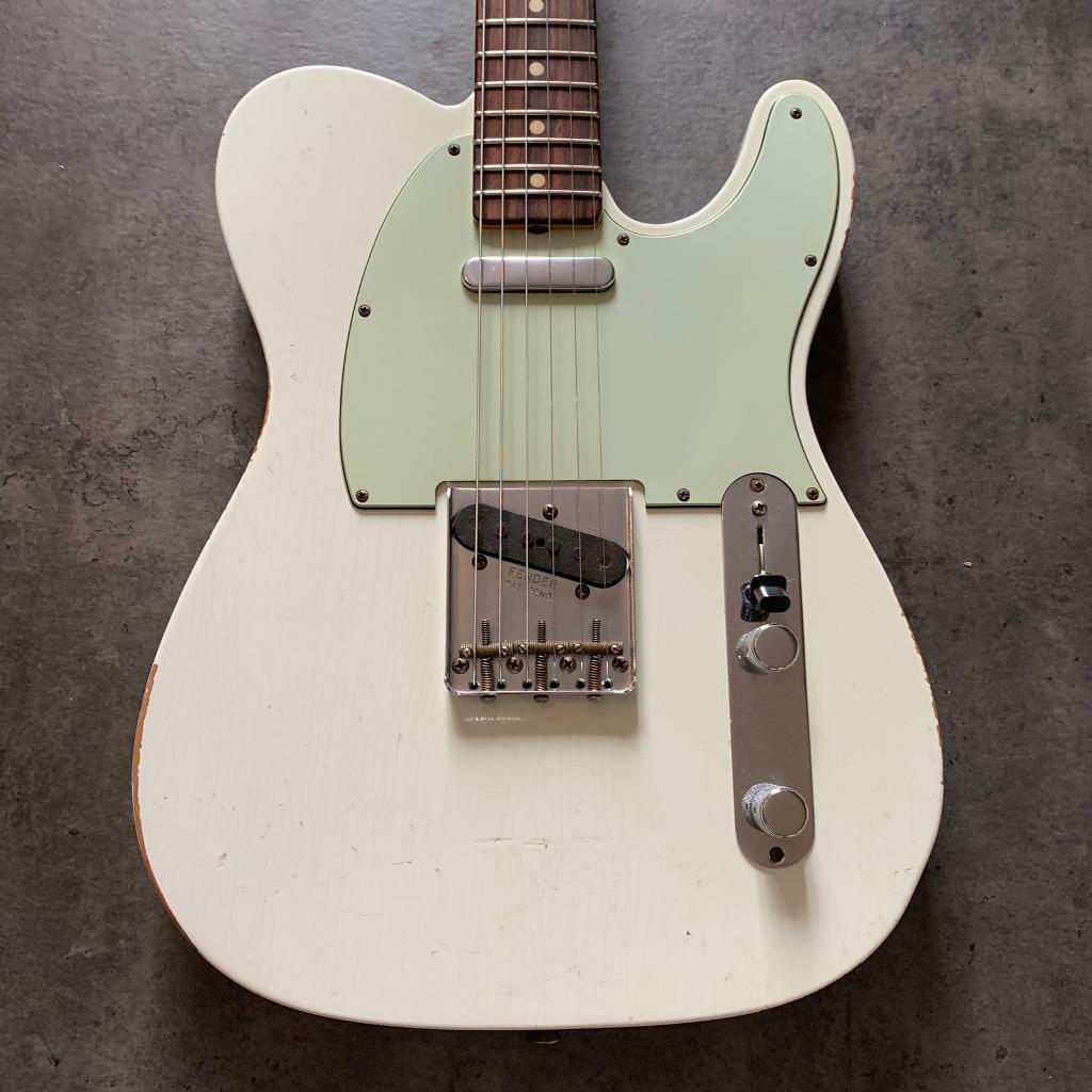 FENDER CUSTOM SHOP 1963 Telecaster Relic Olympic White 2014 in