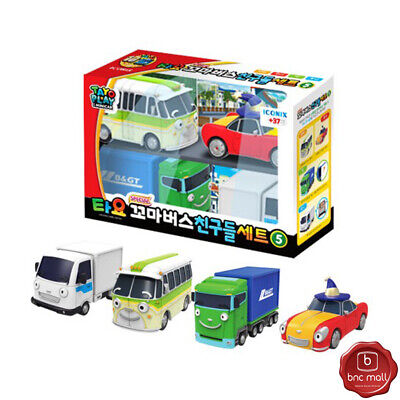  Tayo Mini Cars Play Set No.5 Toy Tayo Little Bus Friends Set of 4