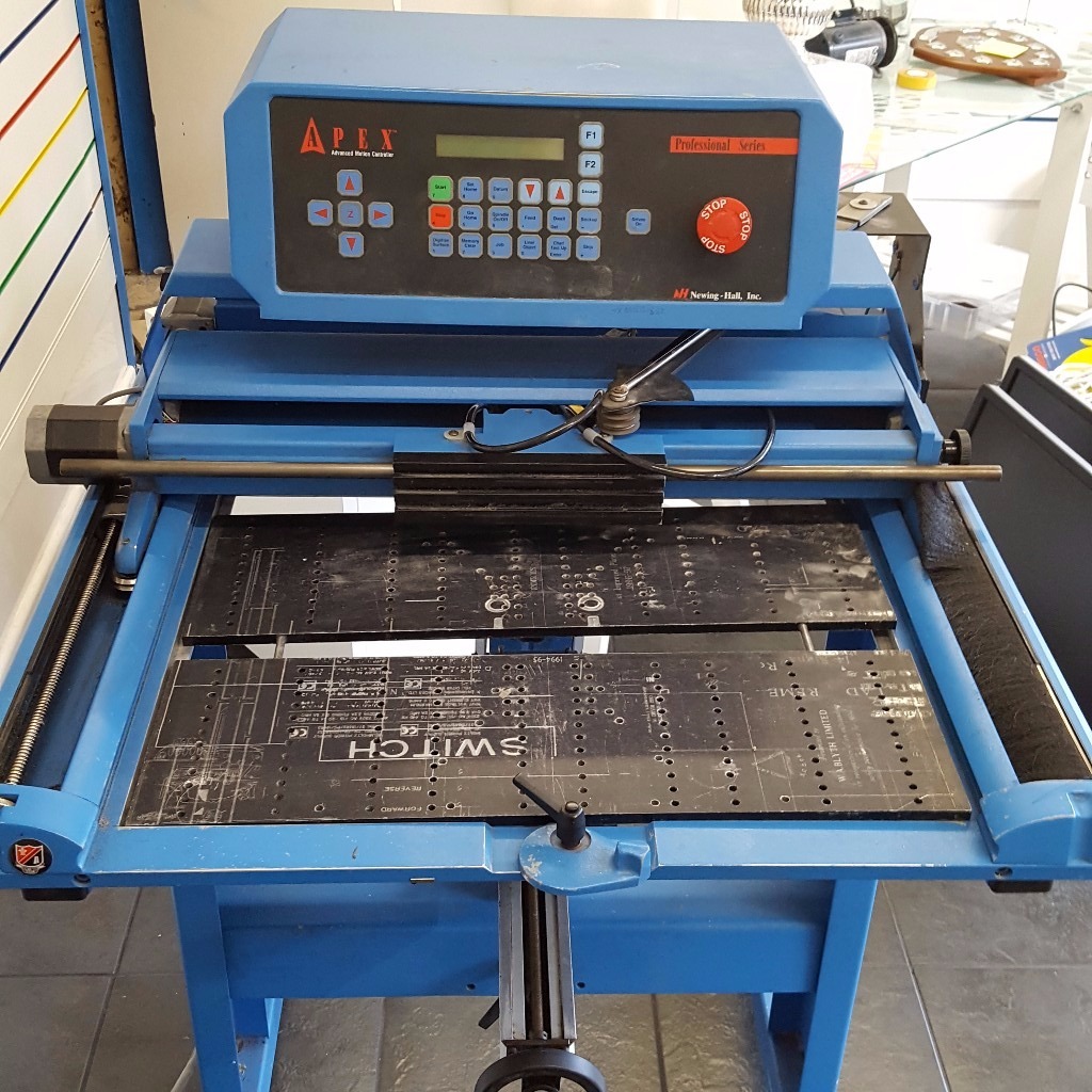 Newing Hall 400 Engraving Machine with Apex Controller & Extra Spindles in Neath, Neath Port