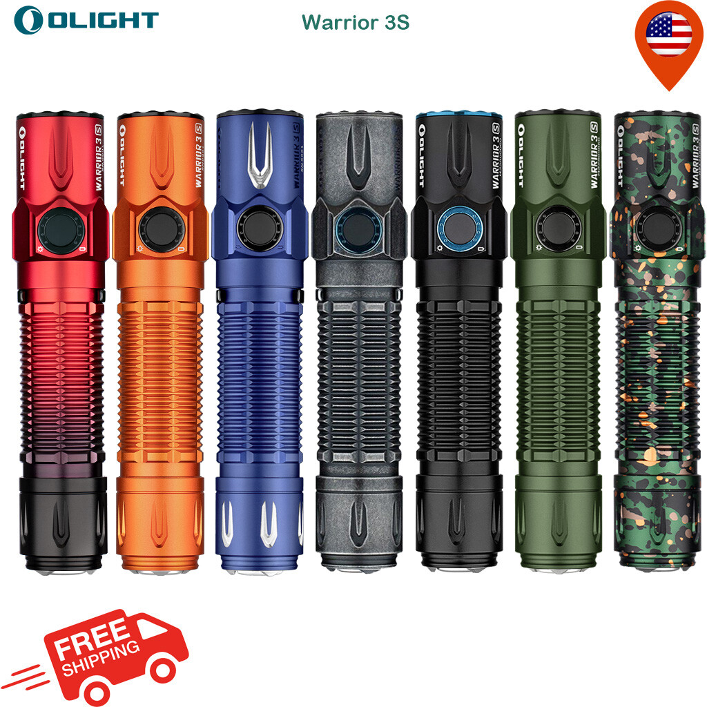 OLIGHT Warrior 3S Multicolor Rechargeable Tactical