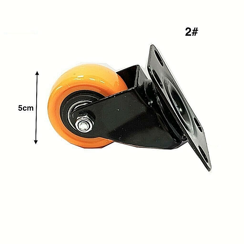 Rotella Ruota con staffa Girevole 2 # Orientabile con Cuscinetti Carrello Hmj