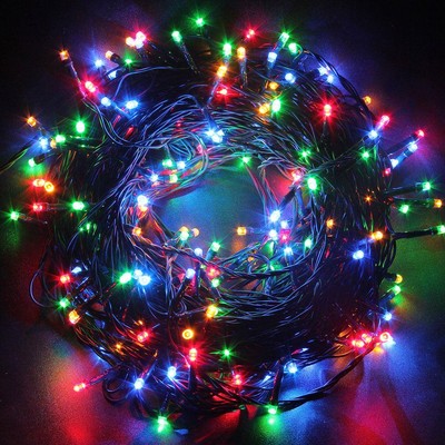 Christmas Fairy Lights LED String Mains Plug-In Outdoor XMAS Home Decor 100-2000