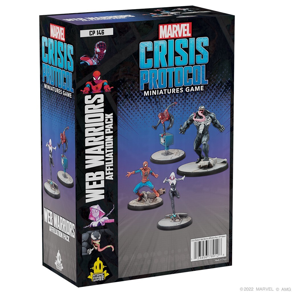 Web Warriors Affiliation Pack Человек-паук Marvel Crisis Protocol AMG