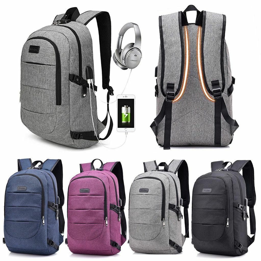 Business Travel Usb Charging Port College School Bag Hot