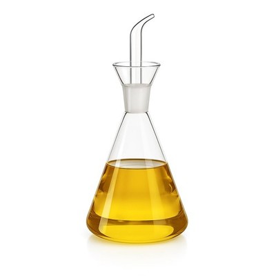 CUPERINOX Oliera in Vetro antigoccia per Olio di Oliva, Resistente e (T0X)