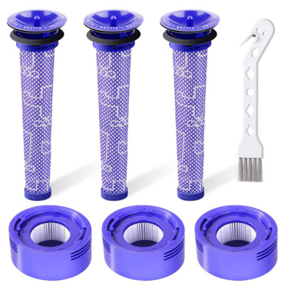 6 Pack Filter Replacement for Dyson V7 V8 Animal and V8 Absolute Cordless Vacuum