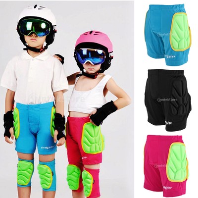 3D Gepolstert Protektorhose Kinder Protektorhosen Snowboard Shorts Sporthose