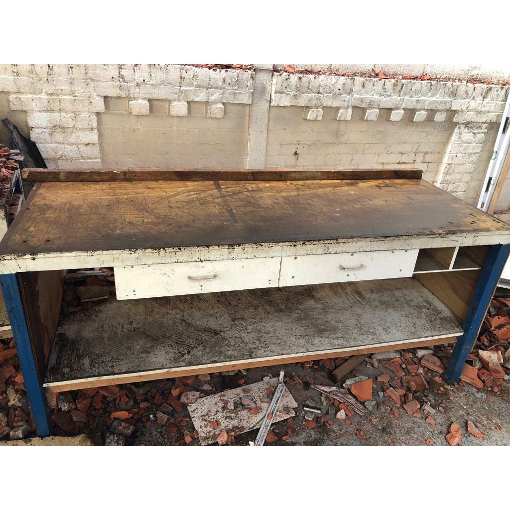 FREE Solid steel frame workbench in Reading, Berkshire Gumtree