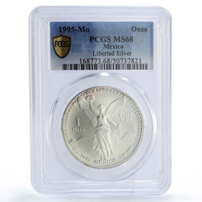 Mexico 1 onza Libertad Angel of Independence MS68 PCGS