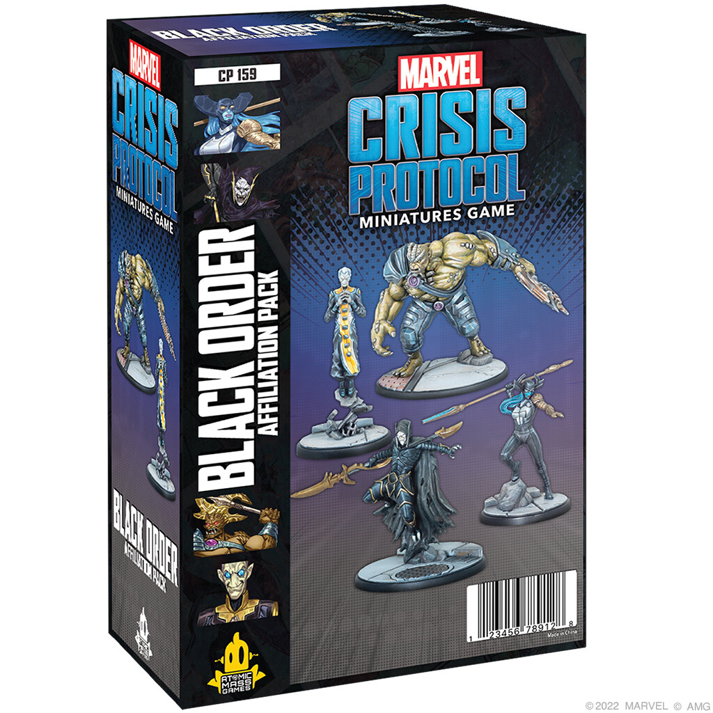 Black Order Squad Pack Marvel Crisis Protocol Atomic Mass Games NIB