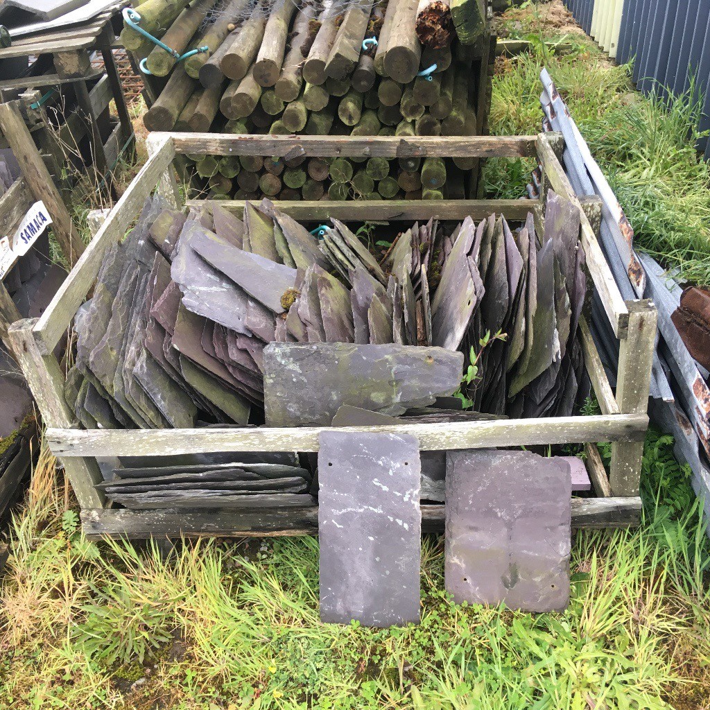 Mixed Welsh slate tiles (8x16 and 8x10) second hand in Forres, Moray