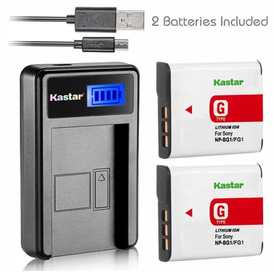 LCD1 Charger Combo For Sony NP-BG1 DSC-W50 DSC-W55 DSC-W70 DSC-W80 DSC-W90