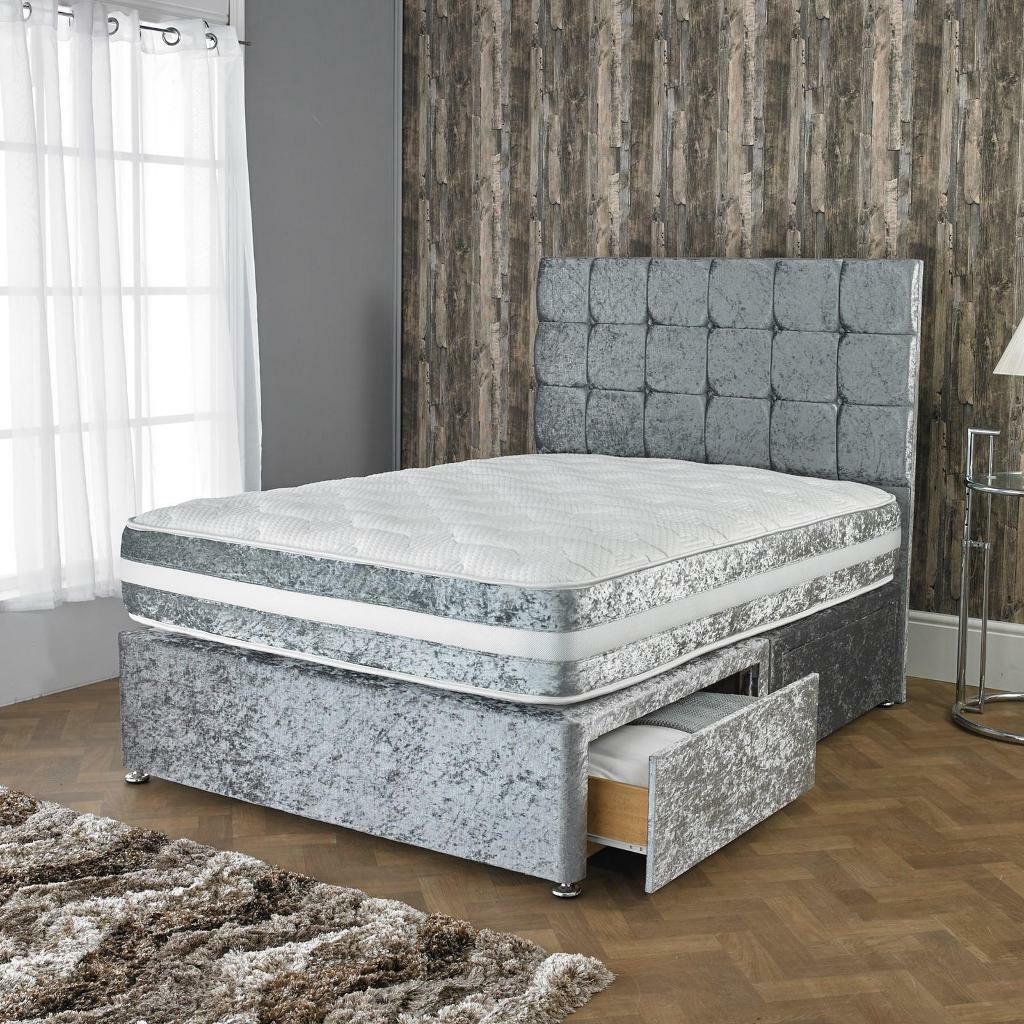🌟Brand new Divan beds with headboard and mattress in Hull, East
