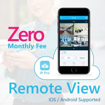 Crystal Vision HD Wireless Security  System 2TB Hard Drive All-in-One NVR CCTV