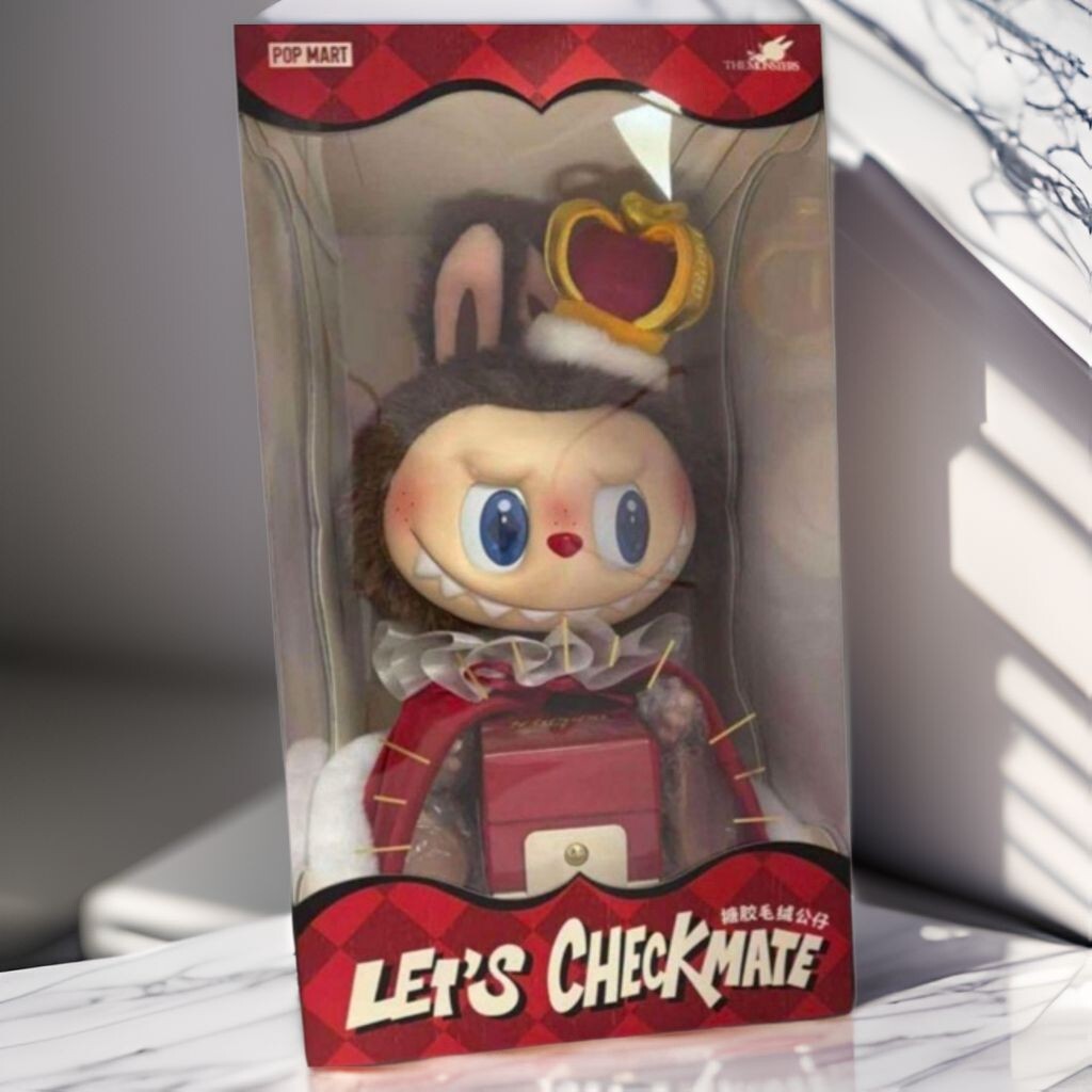 PopMart Labubu Monsters Lets Checkmate Series Vinyl Plush