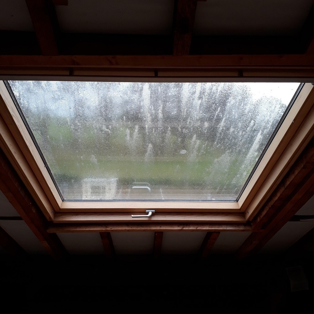 Velux Window top hinged opener in pine 135cm x 140cm one of the largest Velux available in