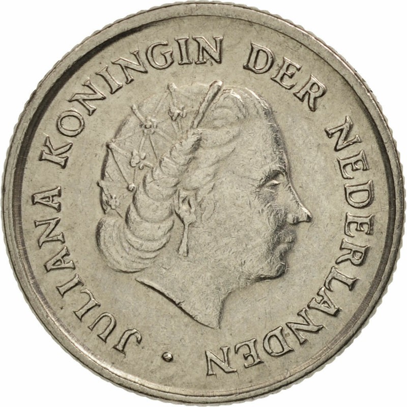 [#501511] Monnaie, Pays-Bas, Juliana, 10 Cents, 1976, Sup, Nickel, Km:182