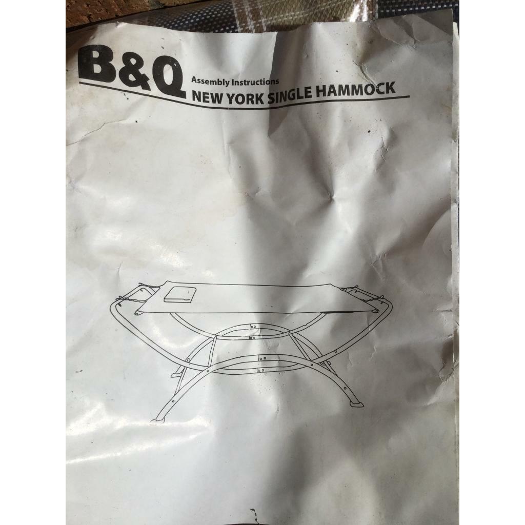 New York Hammock Stand Alone B Q In Newton Mearns