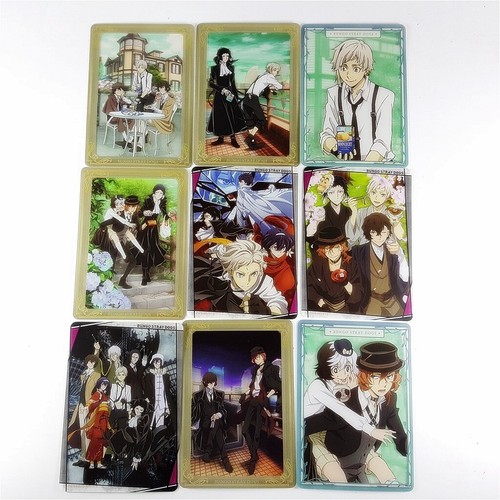 Bungo Stray Dogs Morinaga Wafer Trading Clear Card Set lot Bungo Stray Dogs Morinaga Wafer Trading Clear Card Set lot