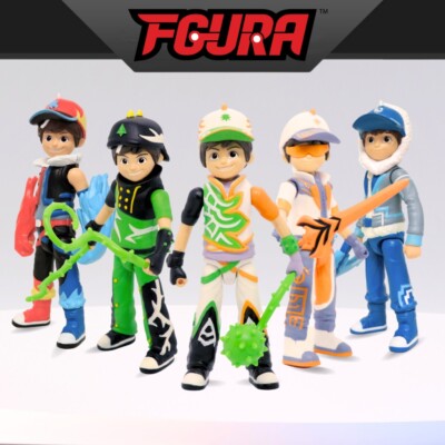 BoBoiBoy Superhero AniMY Anime Cartoon Figura Original Monsta Malaysia (Ice)