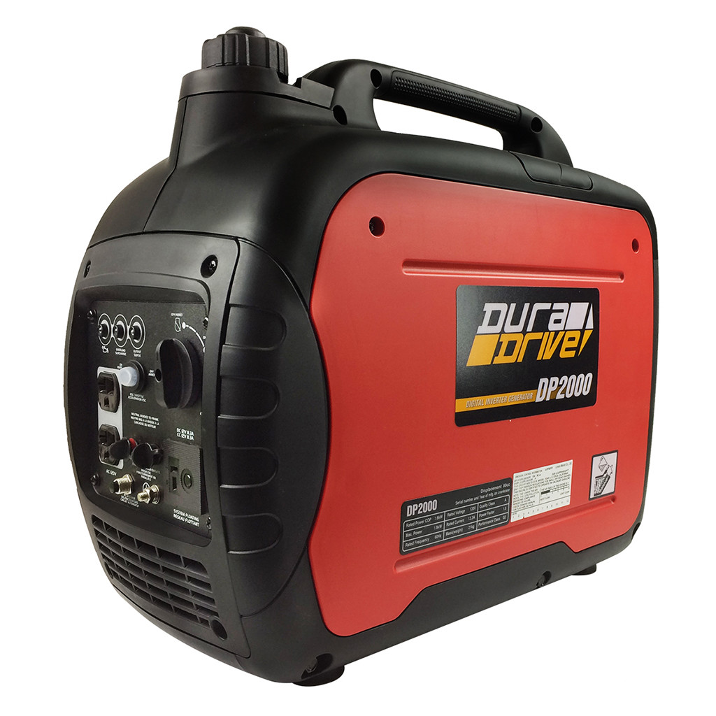 DuraDrive DP2000 UltraQuiet Lightweight GasPowered Inverter Generator
