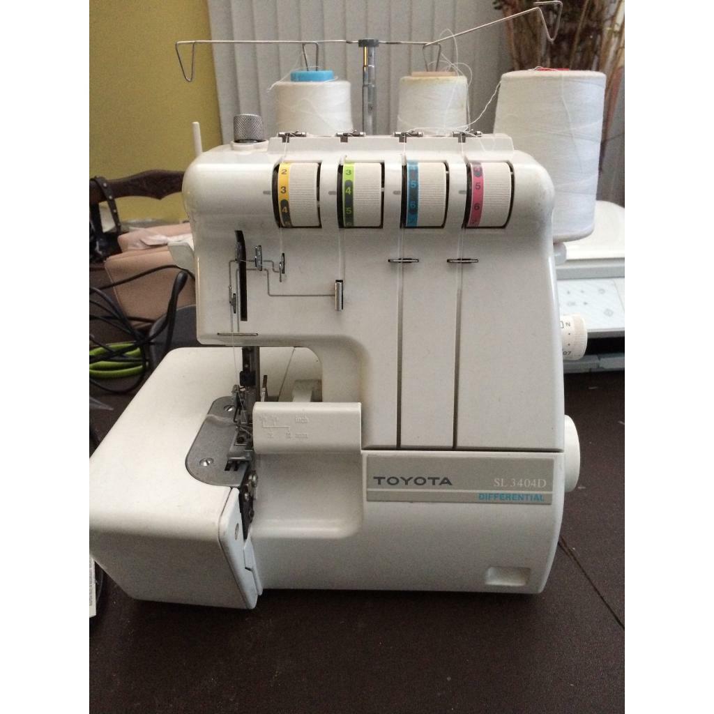 Toyota 3 or 4 thread overlocker sewing machine in Lisburn, County