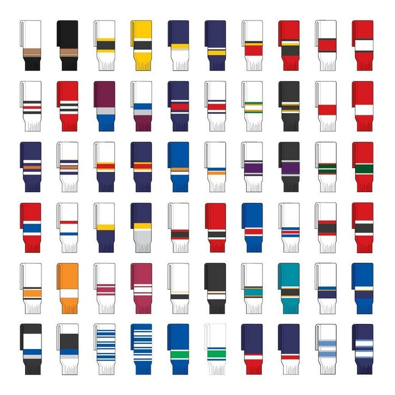 Kamazu FlexxICE SK200 Knit NHL Team Ice Hockey Socks CHOOSE COLOR + SIZE 20-28"