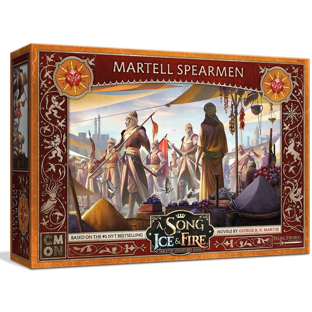 MARTELL SPEARMEN A Song of Ice & Fire Miniatures ASIAF CMON NIB