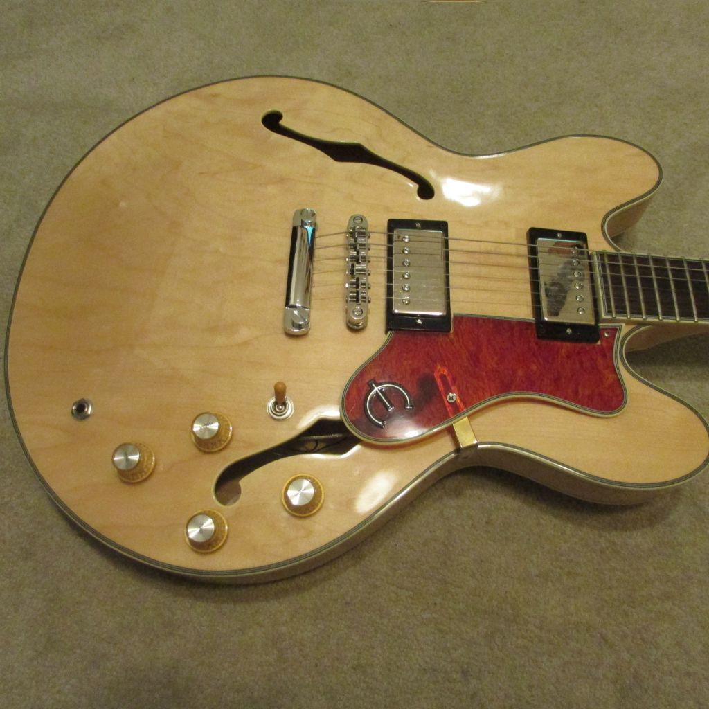 2004 Epiphone Casino with Seth Lover pickups, Gotoh Rotomatic nickel