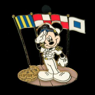 DCL September 2005 Captain's Choice Captain Mickey LE Disney Pin 41624