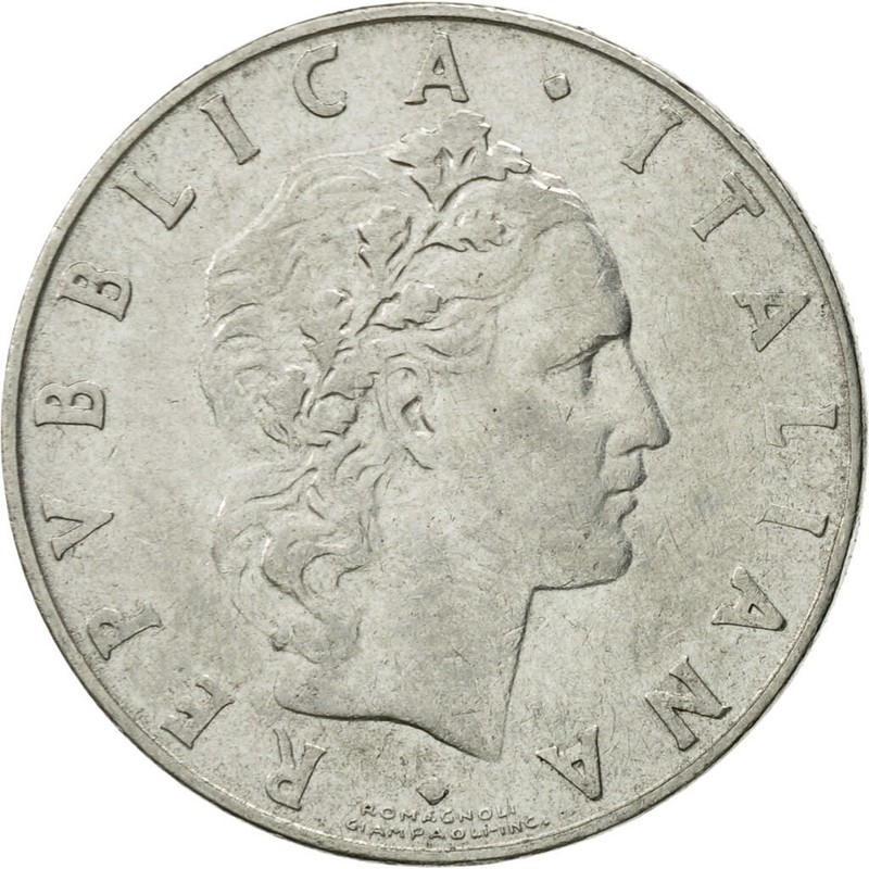 [#543103] Monnaie, Italie, 50 Lire, 1956, Rome, Ttb, Stainless Steel, Km:95.1