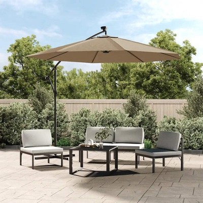 Replacement Fabric for Cantilever Umbrella Taupe 350 cm