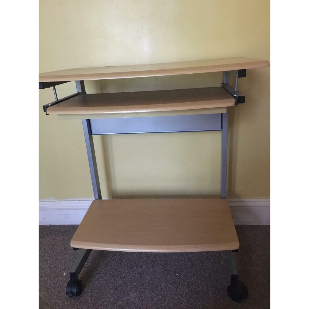 Wood and metal Computer desk in Bournemouth, Dorset Gumtree