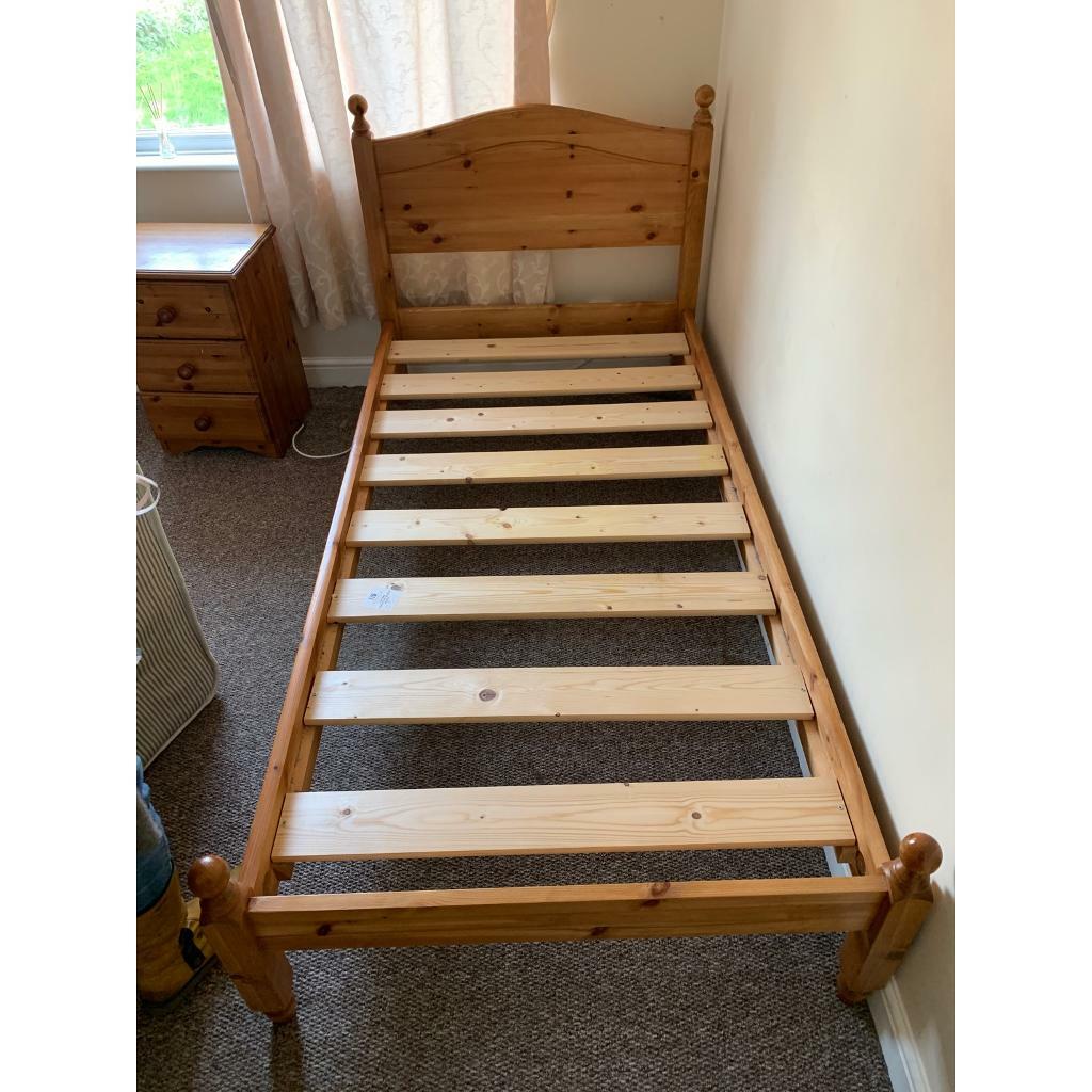 Single pine bed frame in Fareham, Hampshire Gumtree