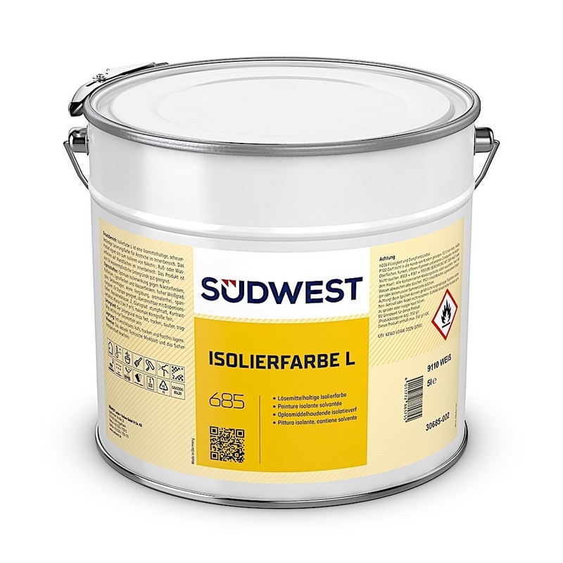 SÃ¼Dwest Isolierfarbe L WeiÃ - Premium Nikotinfarbe Absperrfarbe