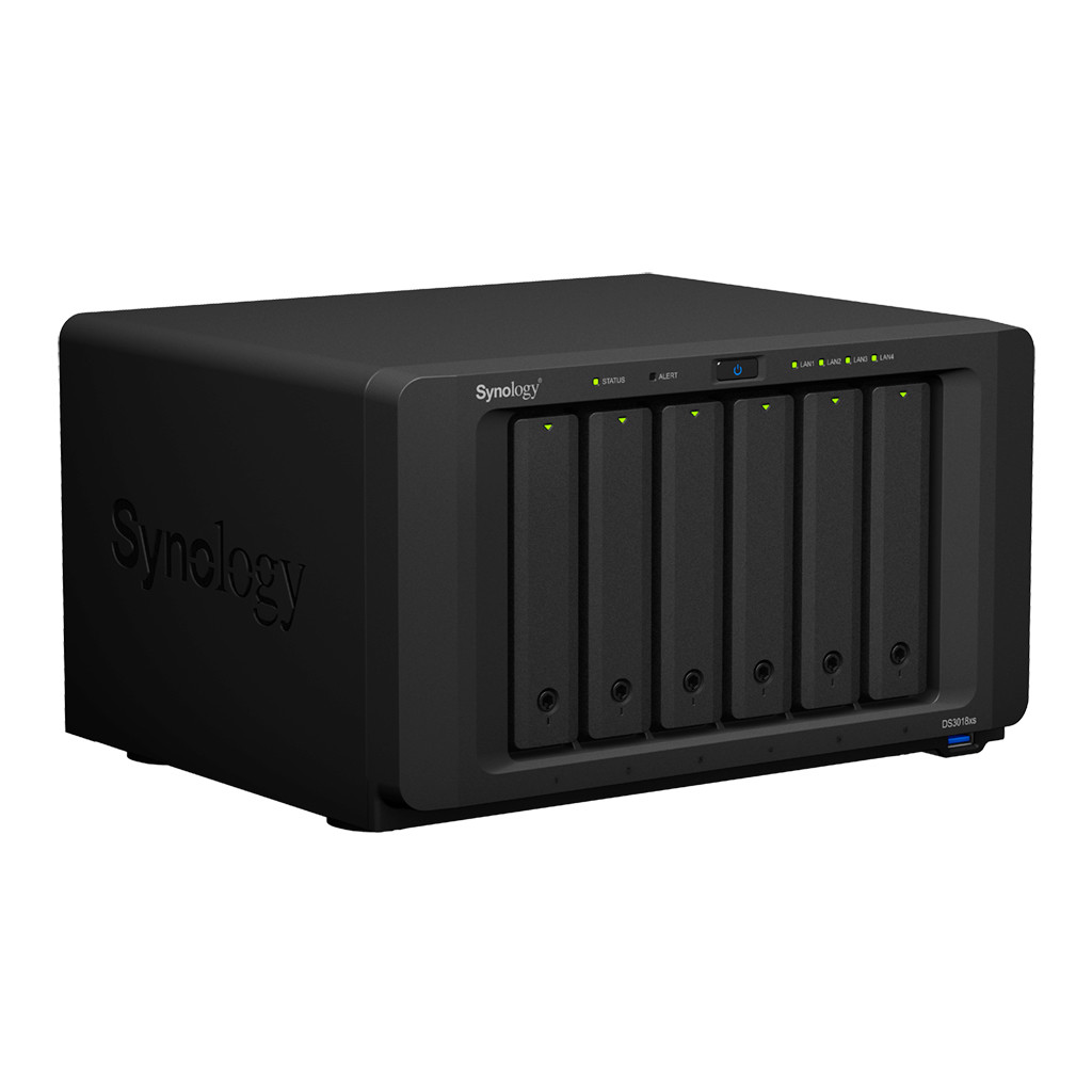 Synology DS3018xs DiskStation with 48TB (6 x 8TB) Western Digital NAS Drives