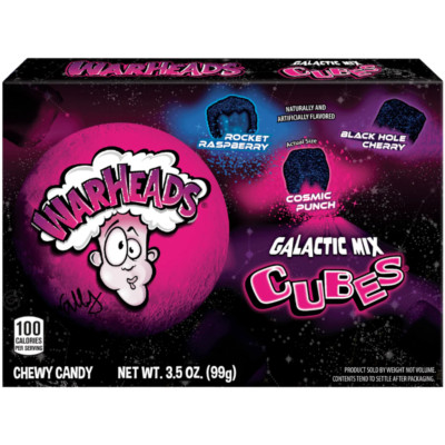 Warhead Galactic Cubes 3.5 oz Theater Box - 12 Pack