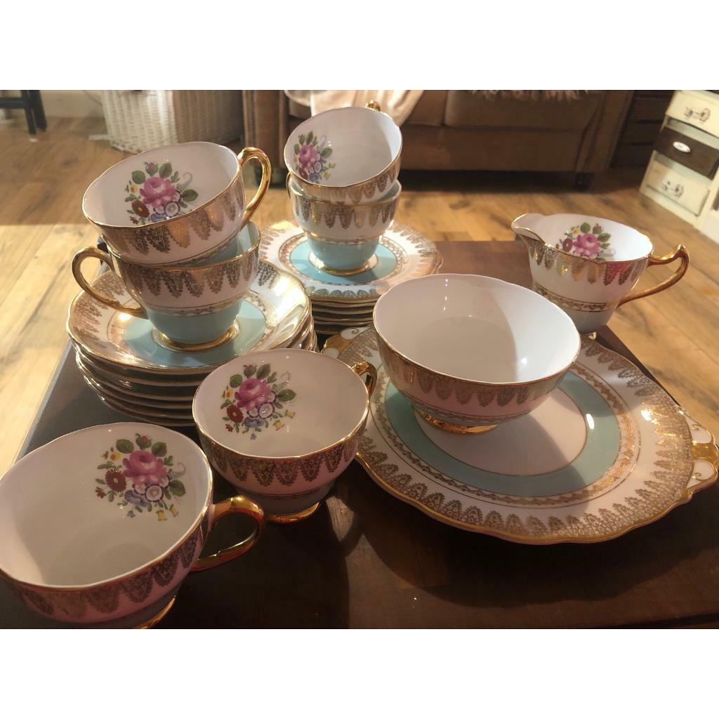 Vintage china Tea set for 6 in StocktononTees, County Durham Gumtree