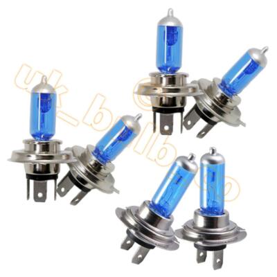 100W XENON BULBS FOR Citroen C8 DIP MAIN BEAM AND FOG LIGHT H7 H4 2002-12