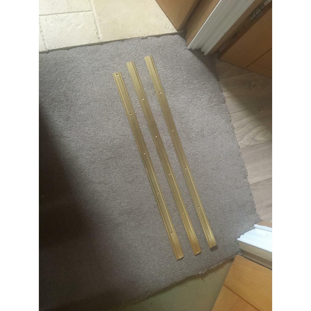 Brass carpet door bars x 3 in Southside, Glasgow Gumtree